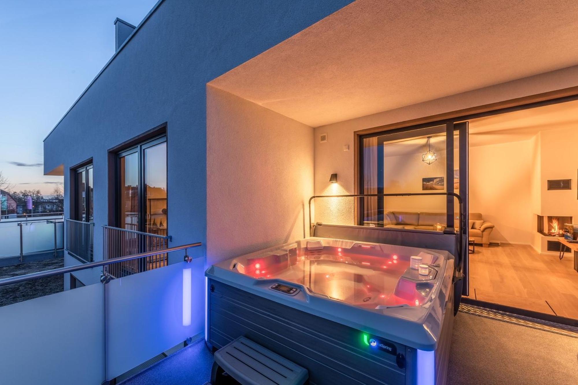 Luxus_SPA_OG_Fewo MOHNBLUME _WE 4_ Göhren-Lebbin Extérieur photo